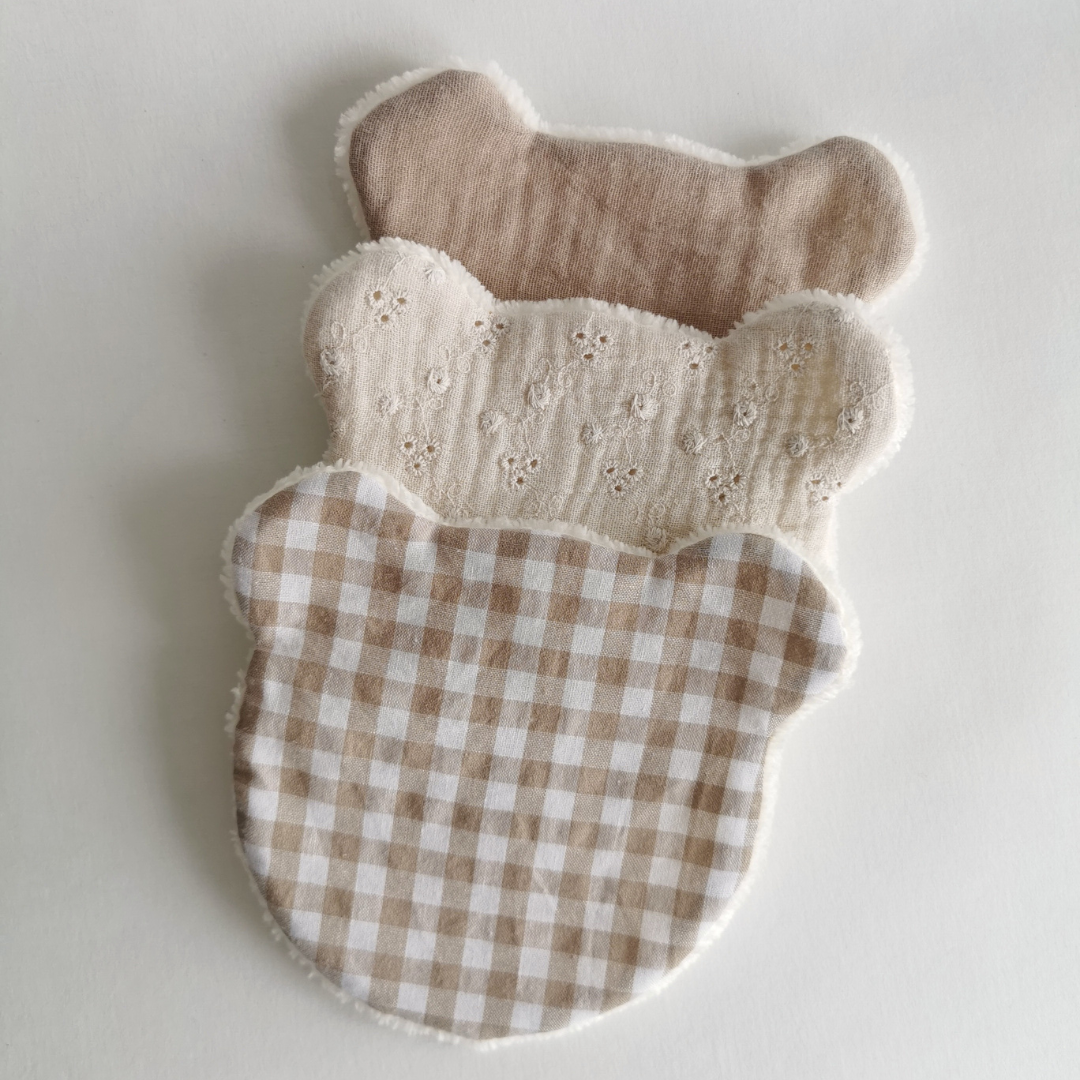 LOT 3 LINGETTES OURSONS – Image 2