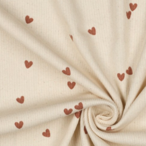 JERSEY COEURS NATUREL