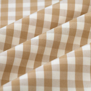 COTON VICHY BEIGE